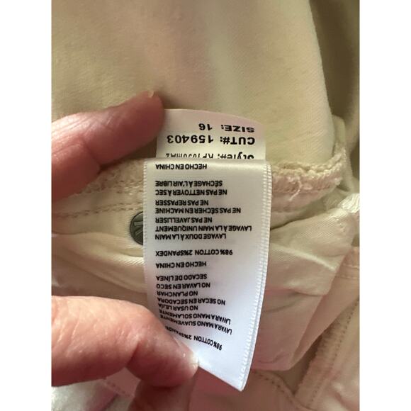 NWT Kut from the Kloth Reese High Rise Reese Ankle Straight Metallic Silver - Picture 8 of 9